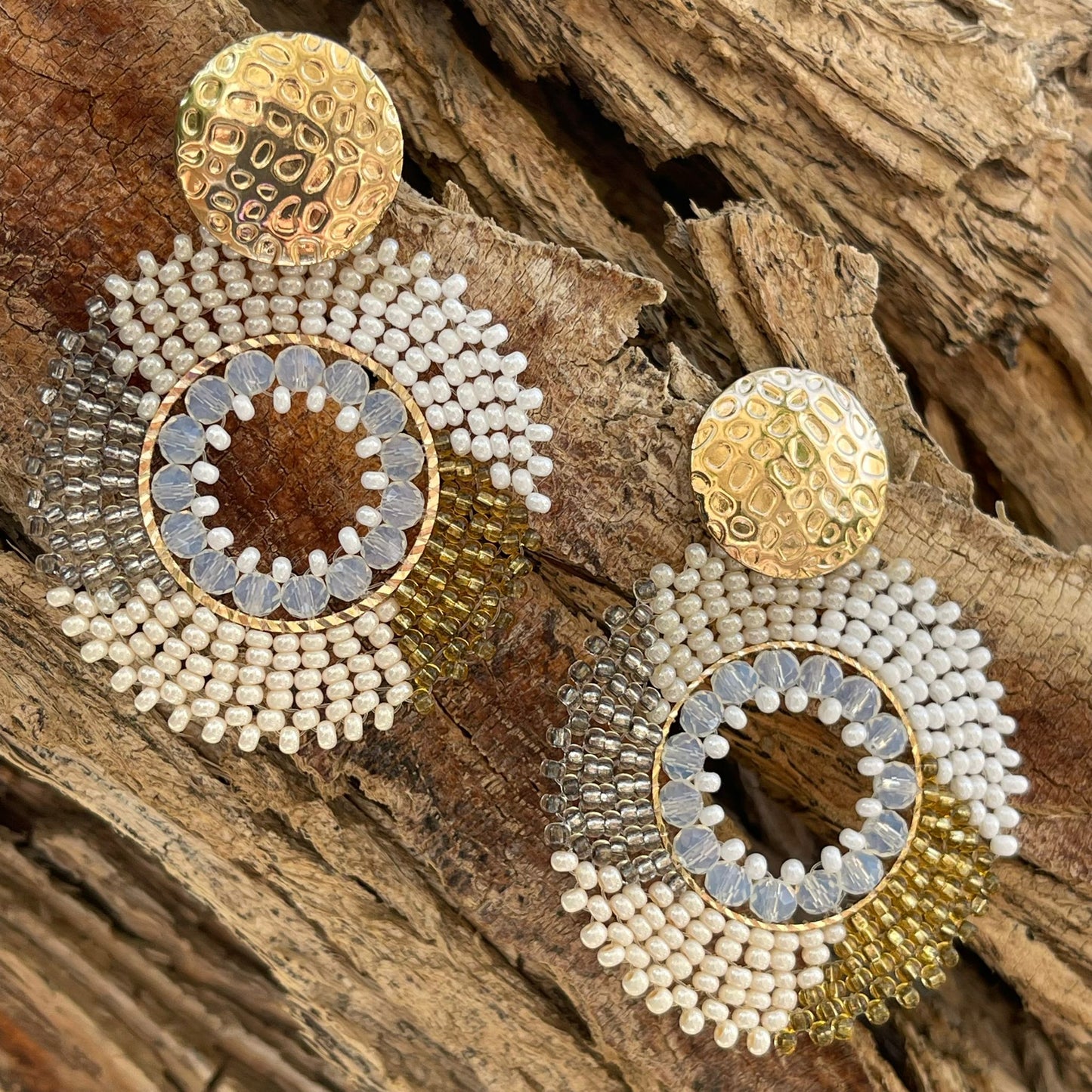 Beaded earrings Ref. NAT01