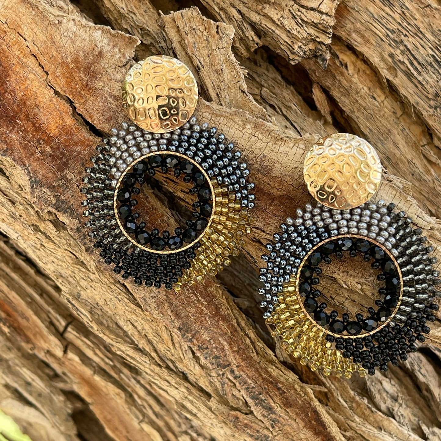 Beaded earrings Ref. NAT01