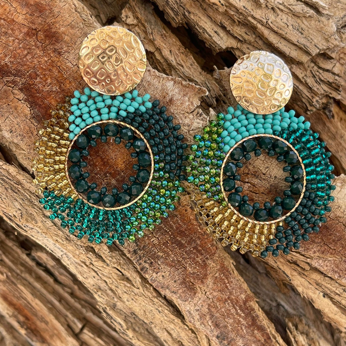 Beaded earrings Ref. NAT01