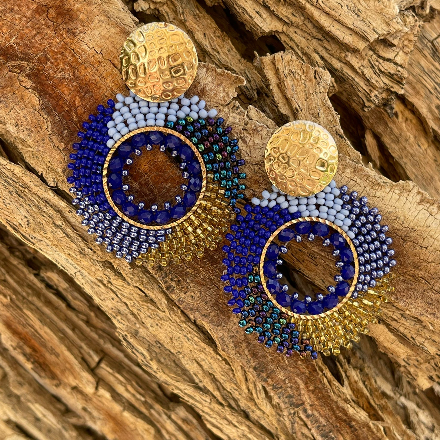 Beaded earrings Ref. NAT01